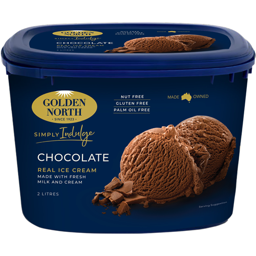 choc Golden North Simiply Indulge Chocolate 2 Litre